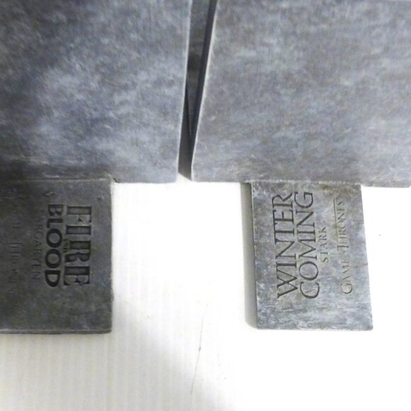 DEC1 - 2013 DRAGON vintage Game of Thrones WINTER COMING Dragon Bookends HBO - Picture 7 of 13